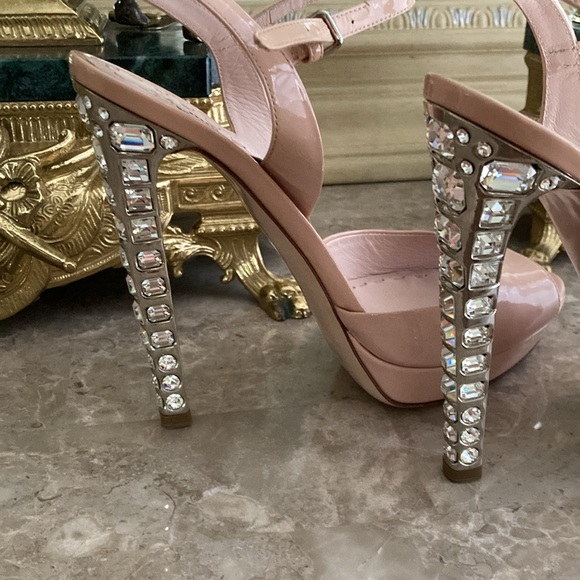 Miu Miu nude crystal heels - Picture 7 of 17